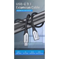 Cáp nối dài USB Type C 1M Vention TABHF
